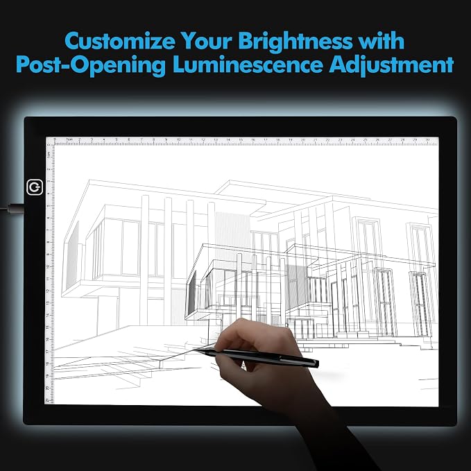 Dorhui A4 Light Pad for Weeding Vinyl, LED Copy Board Light Tracing Box - Image 6