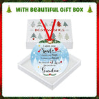 WaaHome Grandma Christmas Ornaments Gifts from Granddaughter Grandchildren - Image 4