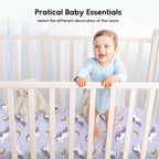 Yoofoss Baby Crib Sheets for Boys Girls, Fitted Crib Sheet 2 Pack for Standard - Image 6