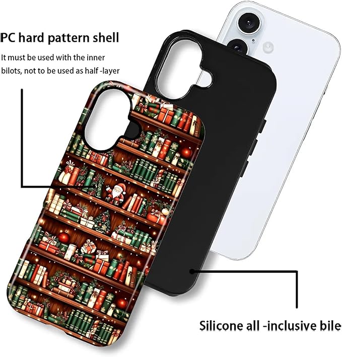 Case for iPhone 16 Plus, Scratch Resistant Hybrid Double Layer Hard - Image 2