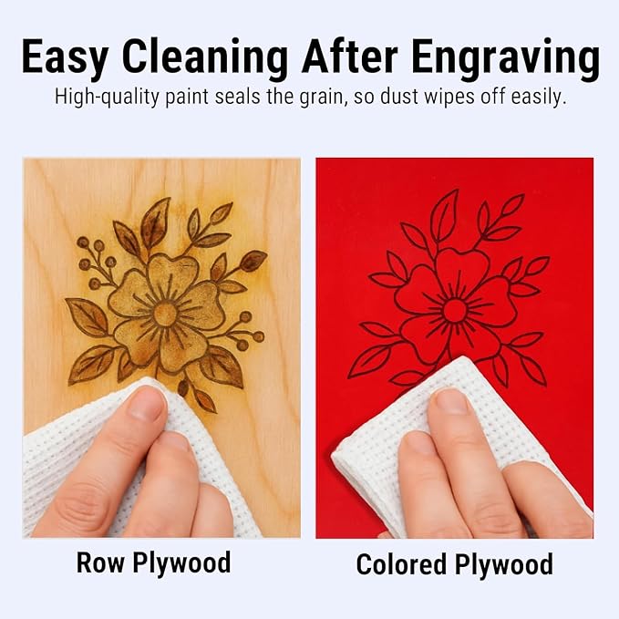 8 Pack Pre-Painted Colored Plywood Sheets, DIY Crafts, Models Making - Image 7