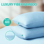 4-Pack Bamboo Viscose Zippered Pillow Cases Standard Size, 400 Thread Count - Image 6