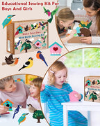 CiyvoLyeen Wild Birds Sewing Craft Kit Animal Sewing Kit - Image 5