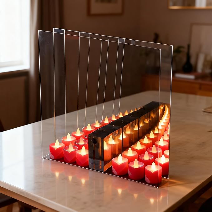 6 Pcs Acrylic Two Way Mirror Sheets - Image 5