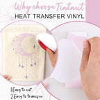 Tintnut Light Lilac Heat Transfer Vinyl, 10inx6ft Iron on Vinyl | Neutral boho - Image 3