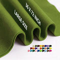Moss Green Felt Fabric 36" x 72" 1.6mm Thick Large Craft Sheet | Soft, Flexible by MEDIANER