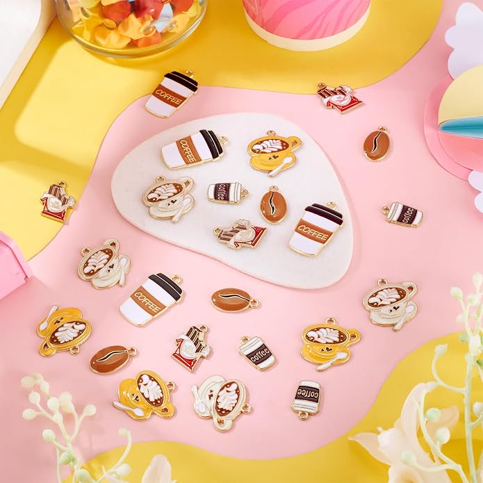 Enamel Food Charms Cute Assorted Food Pendants Sweet Dessert Charms - Image 5