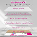 10 Pack 9"x12" Canvas Boards for Painting, Canvas Panels for Acrylics | 100% - Image 5