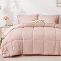 Love's cabin California King Comforter Set Blush Pink, 7 Pieces California King by Lovescabin