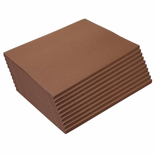 Colorations 9" x 12" Mediumweight Dark Brown Construction Paper, 500 Sheets | by Colorations