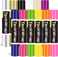 TECKWRAP Permanent Vinyl, Rainbow Sampler - 12in x 5ft Rolls 12 Colors by TECKWRAP