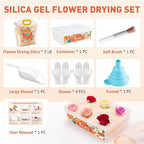 TUXIYA 5LBS Silica Gel Flower Drying, Reusable Flower Drying Silica Gel Crystals - Image 2