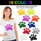 TORC 3D Puff HTV Heat Transfer Vinyl 12" x 10" 10 Sheet Pack - Image 4