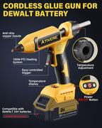 100W Cordless Hot Glue Gun Compatible - Image 7