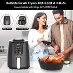Round Silicone Air Fryer Liners 3Pack, Ninja AF101 & AF161 Silicone Liners - Image 3