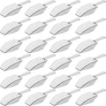 Clear Mini Plastic Acrylic Scoops 24 Pcs | 5.5” Kitchen Scoop | Wedding Desserts | Candy Buffet, Ice Cream, Protein Powders, Coffee, Tea, Flour (24 Pack, 5.5")