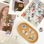 50PCS Transparent Watercolor Insect Stickers, Waterproof PET Decals, Colorful - Image 5