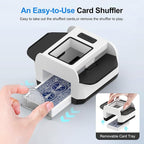 Automatic Card Shuffler|1-2 Deck Electric Card Shuffle Machine|Portable - Image 5