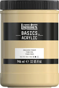Liquitex BASICS Acrylic Paint, 946ml Jar, Unbleached Titanium by Liquitex