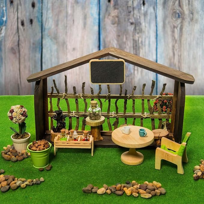 KISEER 12 Pack Fairy Garden Grass 6 x 6 Inches Miniature Artificial Craft Grass - Image 7