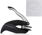 Custom Logo Embosser Seal Stamp Your Own Design Personalized 1 x 5/8" by PickledStamps