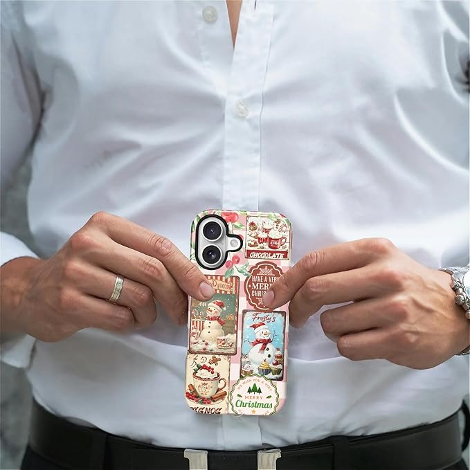 Case for iPhone 17, Scratch Resistant Hybrid Double Layer Hard Shell，Vintage - Image 6