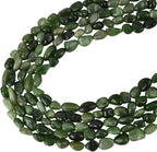 HAAMIIQII Natural Canada Green Jade Pebble Stone 5-8mm Small Irregular Freeform - Image 4