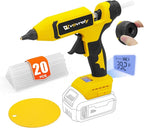 110W Cordless Hot Glue Gun for DeWalt 20V MAX Battery | Temp Adjust, Fast by Unknown