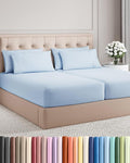 Split King 7 Piece Sheet Set by CGKUnlimited