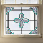 ADD.HERES Window Stickers, ‌Stained Glass Window Privacy Film, UV Blocking by ADDHERES