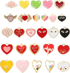Bulk Gold Enamel Charms for Jewelry Making, Colorful Metal Charms Pendant for by stino