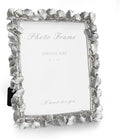 Cuspin Silver 8x10 Picture Frame, Vintage Silver Ornate Leaf Textured by Cuspin