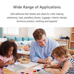 Jtnohx Self Adhesive Felt Sheets, 12 Pieces Felt Fabric - Image 7