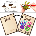 Wooden Handprint Keepsake Plaque - Image 3