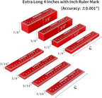 EANOSIC Setup Blocks Height Gauge Set, Bars Include Laser Engraved Size Markings - Image 3