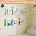 upsimples 35.5" Acrylic Shelves - Image 4