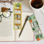 KYOQFVN 6 Pcs Bookshelves Cross Stitch Bookmark Kit - Image 4