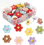 30PCS Cute Push Pins, Bulletin Board Pins, Bulletin Board Decorations, Flower by starfa+lab