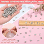 500 Pcs Bracelet Spacer Beads, Earring Making DIY Jewelry Accessories - Image 4