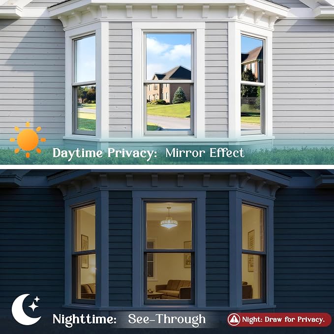 Haton Window Privacy Film One Way Window Tint - Image 2