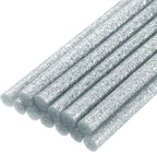 uxcell Mini Hot Glue Sticks for Glue Gun 11mm x 200mm Glitter Silver 12pcs by uxcell