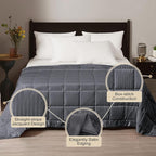 downluxe Weighted Blanket King Size, 18 lb Weighted Blanket - Image 2