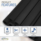 Black EVA Foam Sheets, 6 x 9 Inch, 2mm Thick - Image 4
