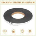 Tatuo 2 Rolls Double Sided Foam Tape PE Foam Tape Sponge Soft Mounting Adhesive - Image 2