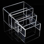 Chuangdi 2 Sets Acrylic Display Risers, Product Stand, Jewelry Display Riser - Image 7