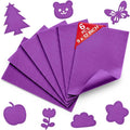 Purple Soft Felt Sheets for Crafts, 1.6mm Thick, Kids' Crafts, DIY Projects by Grainear