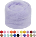 JeogYong Needle Felting Wool, 1.76oz Wool Roving Chunky Wool Yarn, by JeogYong