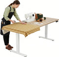 TIQLAB Electric Adjustable Sewing Table, Ergonomic Worktable by TIQLAB