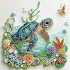 ZQEATRY Sea Turtle Animal Special Shape Diamond Art Kits by ZQEATRY