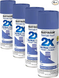 Rust-Oleum 383202 Painter's Touch 2X Ultra Cover Spray Paint, 12 oz, Satin Iris by Rust-Oleum